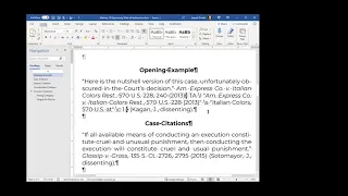 Building a Table of Authorities in Microsoft Word with Joe Dudek