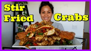 Chinese Style Stir Fried Crabs Recipe
