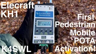 The New Elecraft KH1: First pedestrian mobile POTA activation!