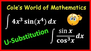 Two U-Substitution Integrals   [Calculus 1]