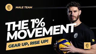 Volleyball Revolution: Male Volleyball Stars Unite for Equal Access | Join The 1% Movement!