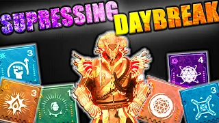 SUPRESSING DAYBREAK - Destiny 2 Warlock Build - Supressing Warmind + Wrath of Rasputin