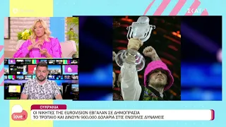 Ουκρανία:Οι νικητές της Eurovision έβγαλαν σε δημοπρασία το τρόπαιο-Στις ένοπλες δυνάμεις τα χρήματα