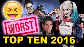 Top Ten Worst Movies of 2016