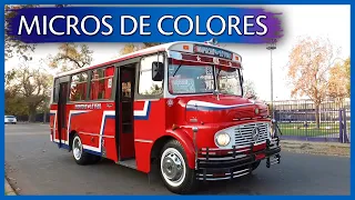 🚍 ASÍ ERAN las MICROS ANTIGUAS de SANTIAGO 🚌 MICROS DE COLORES