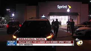 Sprint store in City Heights robbed by armed suspects