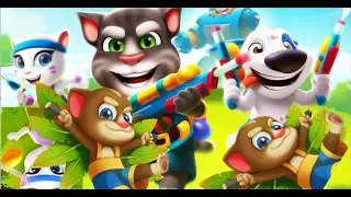 talking tom camp gameplay ever best scene epic water fight (part 3)  🐱 🐱 🐱