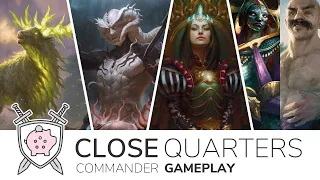 Close Quarters #3 | Commander Gameplay | Queen Marchesa - Jegantha - Volrath - Bruse & Ikra | MTG