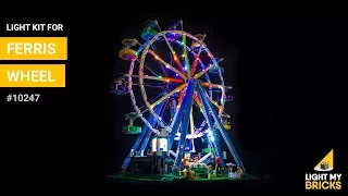 LEGO Ferris Wheel #10247 - Light Kit - Light My Bricks