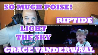 Grace VanderWaal - Riptide & Light The Sky (Live at the NY Knicks Halftime Show) | REACTION