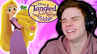 Listening to TANGLED THE SERIES Songs for the FIRST TIME has me melting in my chair bc it's so good