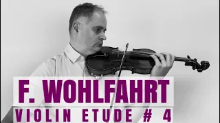 Franz Wohlfahrt Op.45 Violin Etude no. 4 from Book 1 by @Violinexplorer