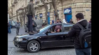 Bollywood cinema production on the Baku street