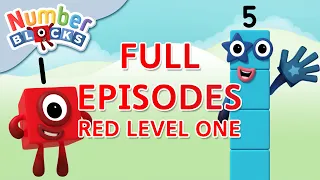 @Numberblocks- Red Level One | Full Episodes 10-12 | #HomeSchooling | Learn to Count #WithMe