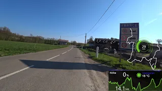 60 Minute Virtual Cycling Workout Tour the France Ultra HD Garmin Video