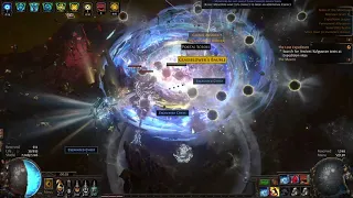 3.15 Path of Exile Occultist COC Ice Nova vs Minotaur (boss&clear test)