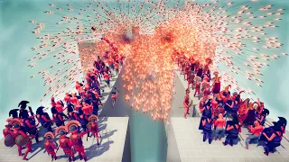 100x BEST ROMAN vs 2x EVERY GOD - Totally Accurate Battle Simulator TABS