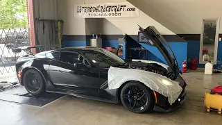 StreetSpeed717 2019 ZR1 Corvette screams on the Dyno