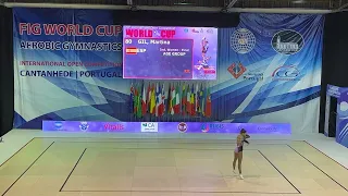 Open Aerobic Gymnastics Cantahede 2022 IW AG1 Spain GIL Martina