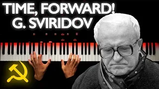 G. Sviridov - Time, Forward! | Piano Tutorial (100,000 special)