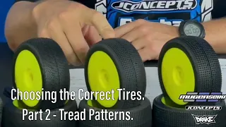 Choosing the Correct Tires.  Part 2 - Tread Patterns.