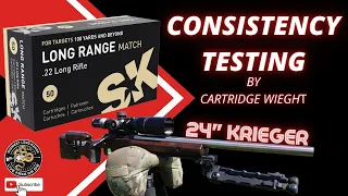 SK Long Range Match (Consistency Testing by Cartridge Weight) Vudoo 360