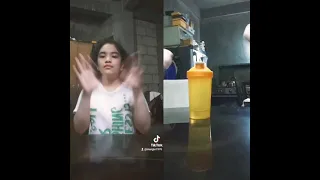 The magic bomb tiktok (me and hand) record this in vision view