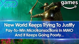 Amazon's New World MMO Keeps Trying To Justify Pay-To-Win Microtransactions & It Keeps Going Poorly