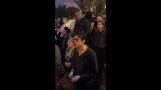 Group sings Ave Maria outside Notre Dame