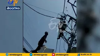 Lineman Dies of Electric Shock | at Hyderabad's King Koti