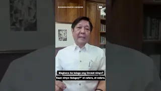 PBBM on his meeting with the DTI and the Office of the Presidential Assistant on Investment and Econ