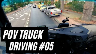 4K POV Truck Driving #05 - Mercedes Actros - Wassenaar, Netherlands 🇳🇱