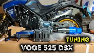 Voge DS525X/Анонс тюнінга/Крашпеди/Слайдери/Тримач смартфона для мотоцикла