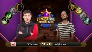 WE.Yuansu vs badajimpom | Top 8 | Hearthstone Masters Tour Stormwind