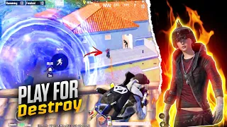 PLAY FOR DESTROY 🔥 | 1v4 GAMEPLAY | INTENSE CLUTCHES 😈 | RADHE GAMING | BGMI