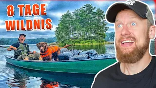 8 TAGE WILDNISS - Überleben mit HUND | Fritz Meinecke reagiert auf Survival Mattin