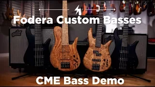 Fodera Custom Basses | CME Bass Demo | Marc Najjar