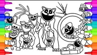 Poppyplaytime.org chapter 3 New coloring page How to color all bosses and monsters
