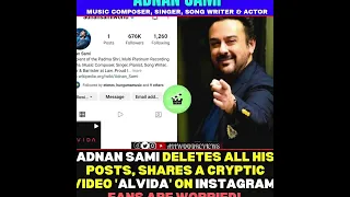 Adnan Sami on Instagram #adnansami #instagram #alvida #news #singer #album #song #shorts #ytshorts