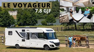 Le Voyageur présente un camping-car haut de gamme avec son 7.8 GJF