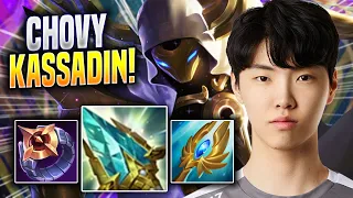 CHOVY IS SO CLEAN WITH KASSADIN! - GEN Chovy Plays Kassadin MID vs Twisted Fate! | Season 2023