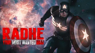 Radhe ft Captain America | Your Most Wanted Bhai | Ironman | BlackWidow | MCU | The King With Vayu