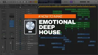 How to Make Emotional Melodic Deep House beat with vocal / Logic Pro X Tutorial