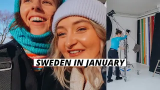 🇸🇪 A day in the life working in Stockholm, Sweden.  Photoshoot, Fika and remote working