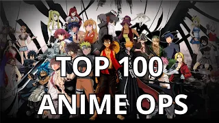 MY TOP 100 ANIME OPENINGS (Updated)