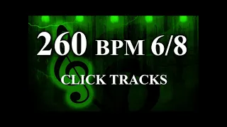 Anxiety Click Track - 260 BPM 6/8 Orchestral Click Tracks - Jamming Track