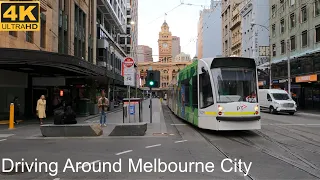 Driving Around Melbourne City | Australia | 4K UHD