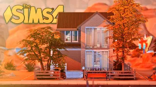 СТРОИМ СТАРТОВЫЙ ДОМ ДЛЯ СЕМЬИ В СИМС 4!  - The Sims 4 House Build No CC