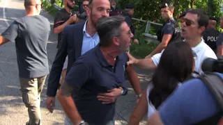 Migranti, tensione a Rocca di Papa tra antifascisti e CasaPound