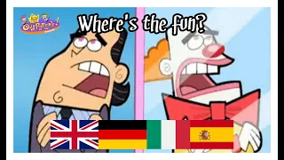 The Fairly OddParents - "Where is the fun?" (4 different languages)